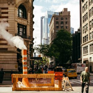 steaming street by robert mangelmann | 20220707nyc_036