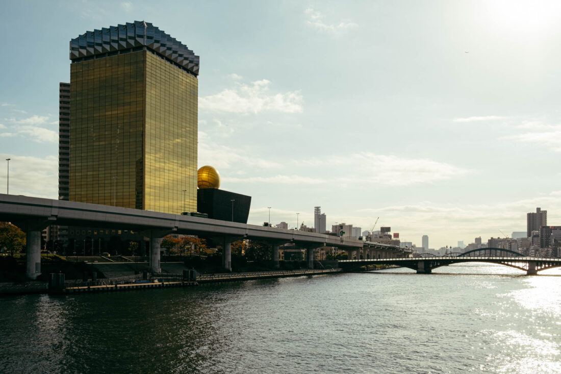 sumida river banks by robert mangelmann | 20231121toyko_056