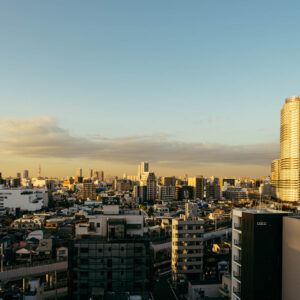 sunset over oshiage by robert mangelmann | 20231121toyko_080