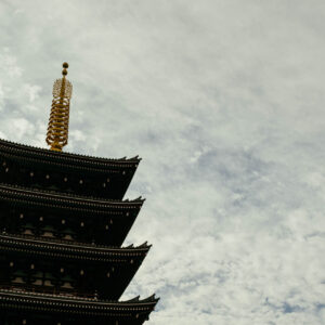 shrine and sky by robert mangelmann | 20231123tokyo_043
