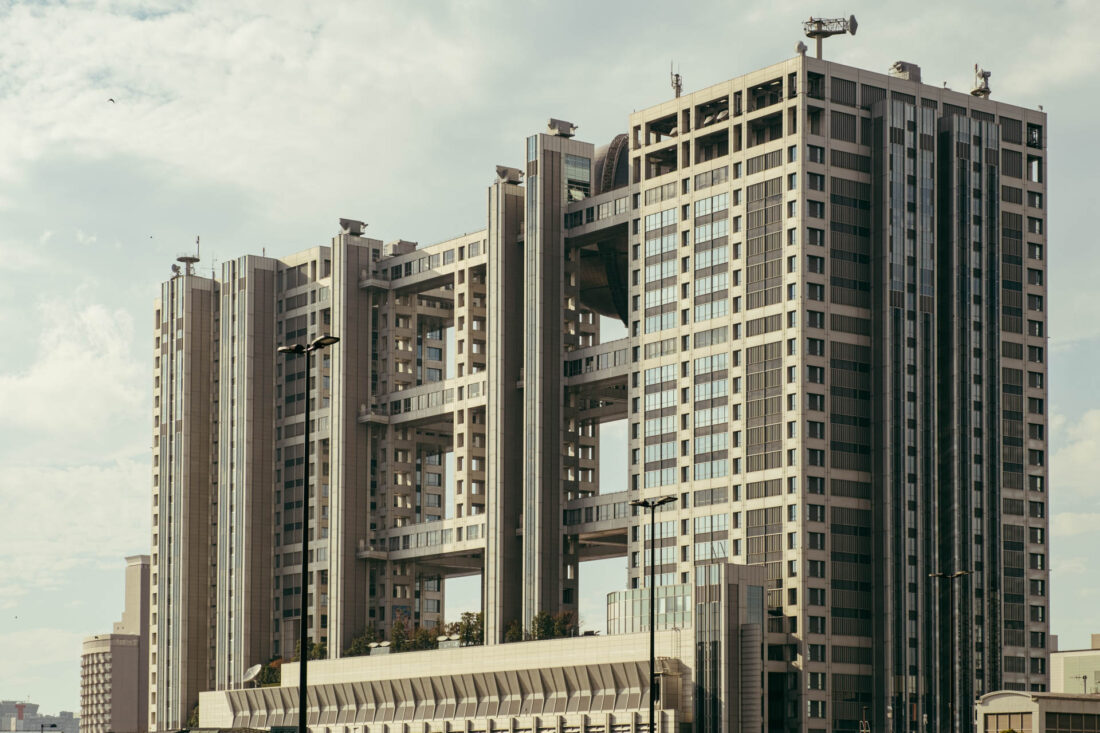 fuji television network building by robert mangelmann | 20231123tokyo_080