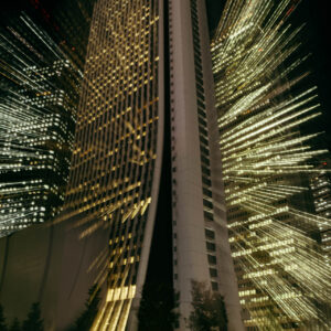 sompo japan building (zoom burst) by robert mangelmann | 20231124tokyo_0117