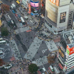 shibuya crossing from above by robert mangelmann | 20231129tokyo_045