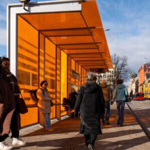 orange bus station by robert mangelmann | 20250302oslo_192